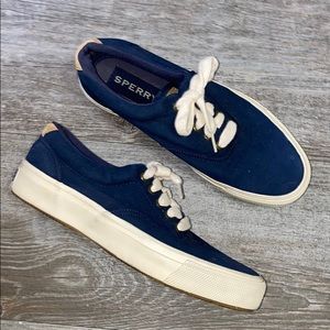 COPY - Sperry Canvas Navy Sneakers